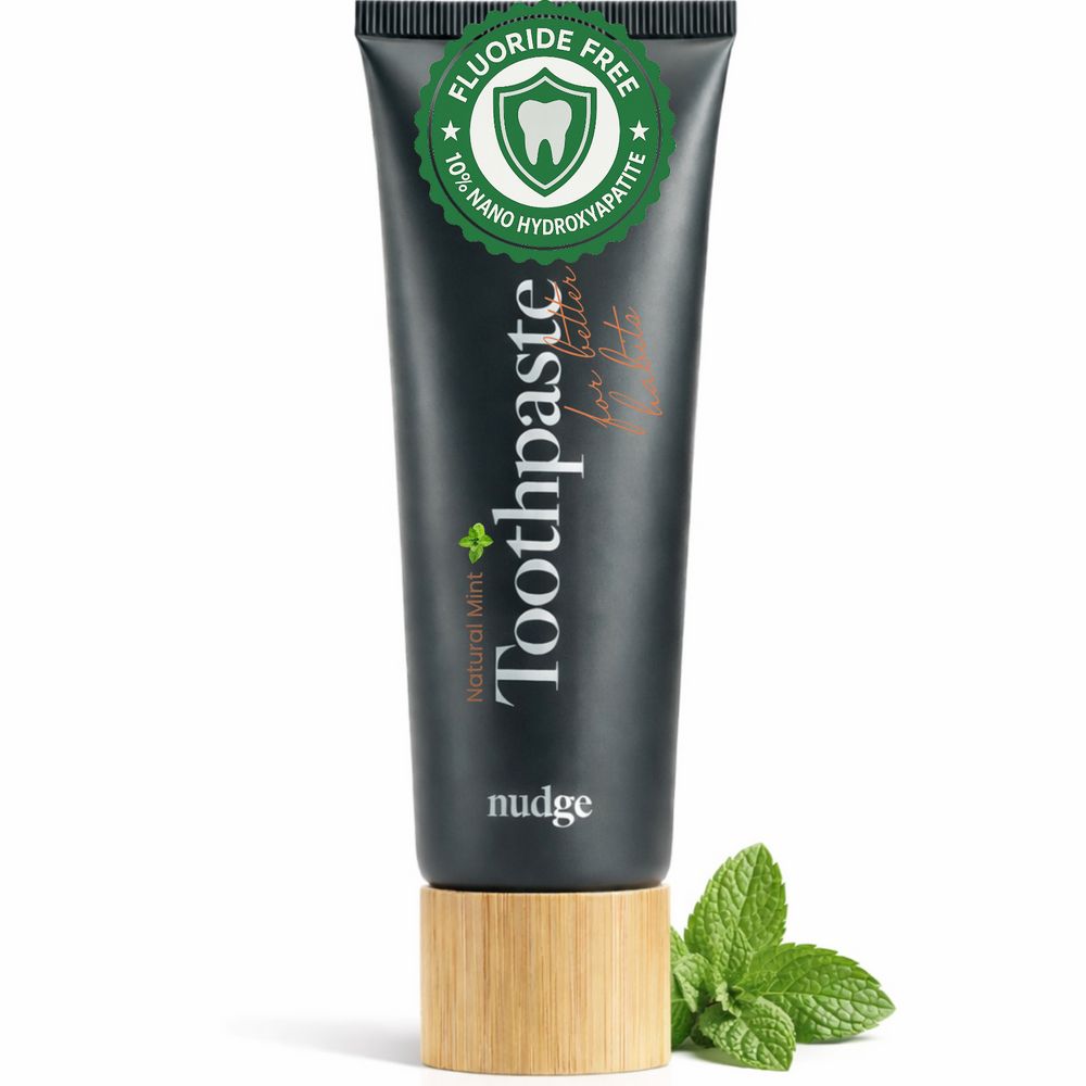 Nudge 10% nano hydroxyapatite fluoride free toothpaste