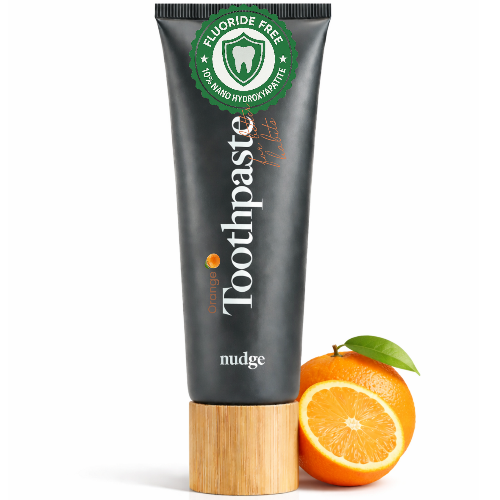 10% Nano Hydroxyapatite Toothpaste, Fluoride-Free, SLS-Free, 4.5 oz – nudge